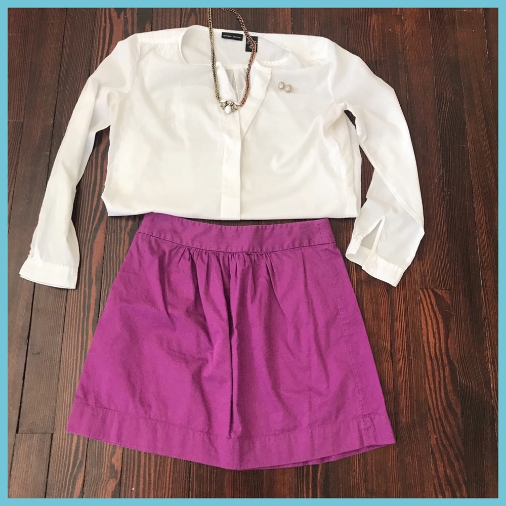 Purple Mini-Skirt by J. Crew